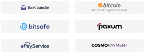 Tout type de  paiements pour les modeles de xcams